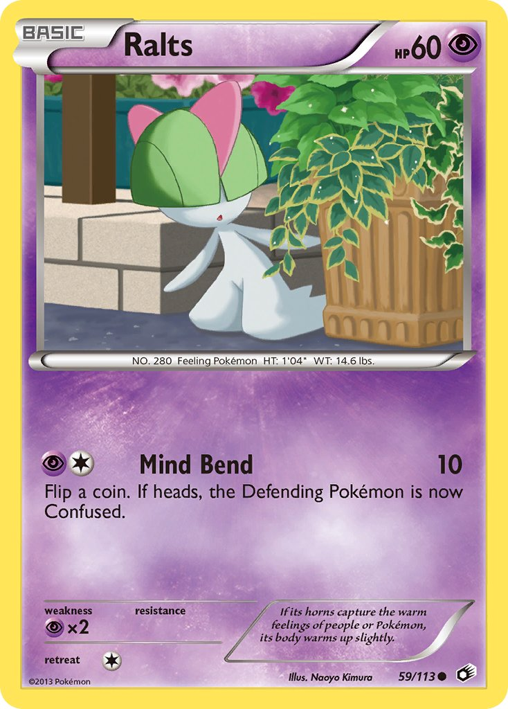 Ralts Pokémon card