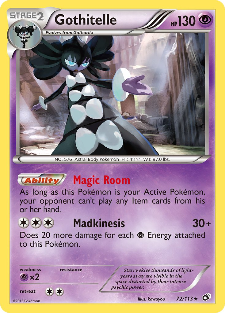 Gothitelle Pokémon card