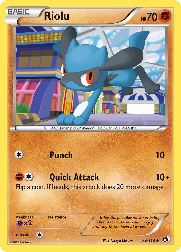 Riolu Pokémon card