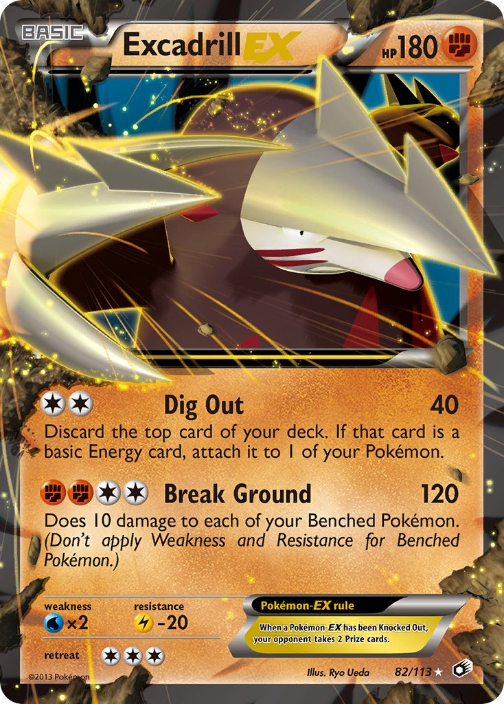 Excadrill EX Pokémon card