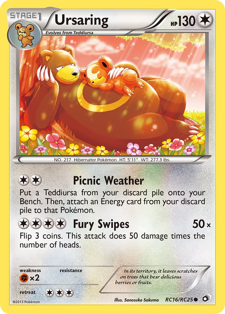 Ursaring Pokémon card
