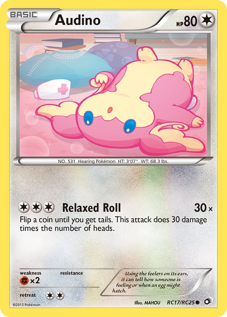 Audino Pokémon card