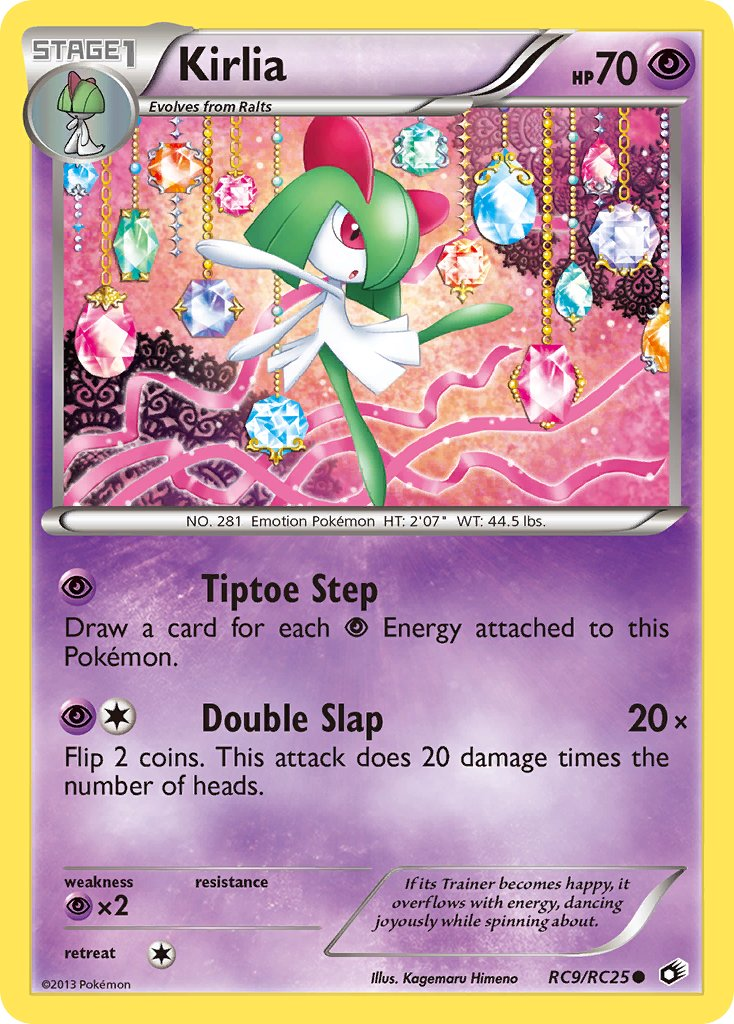 Kirlia Pokémon card