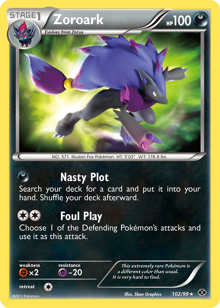 Zoroark Pokémon card