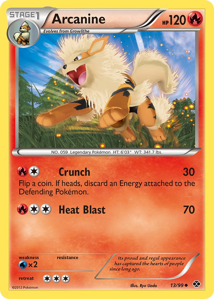 Arcanine Pokémon card