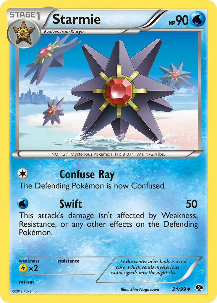 Starmie Pokémon card