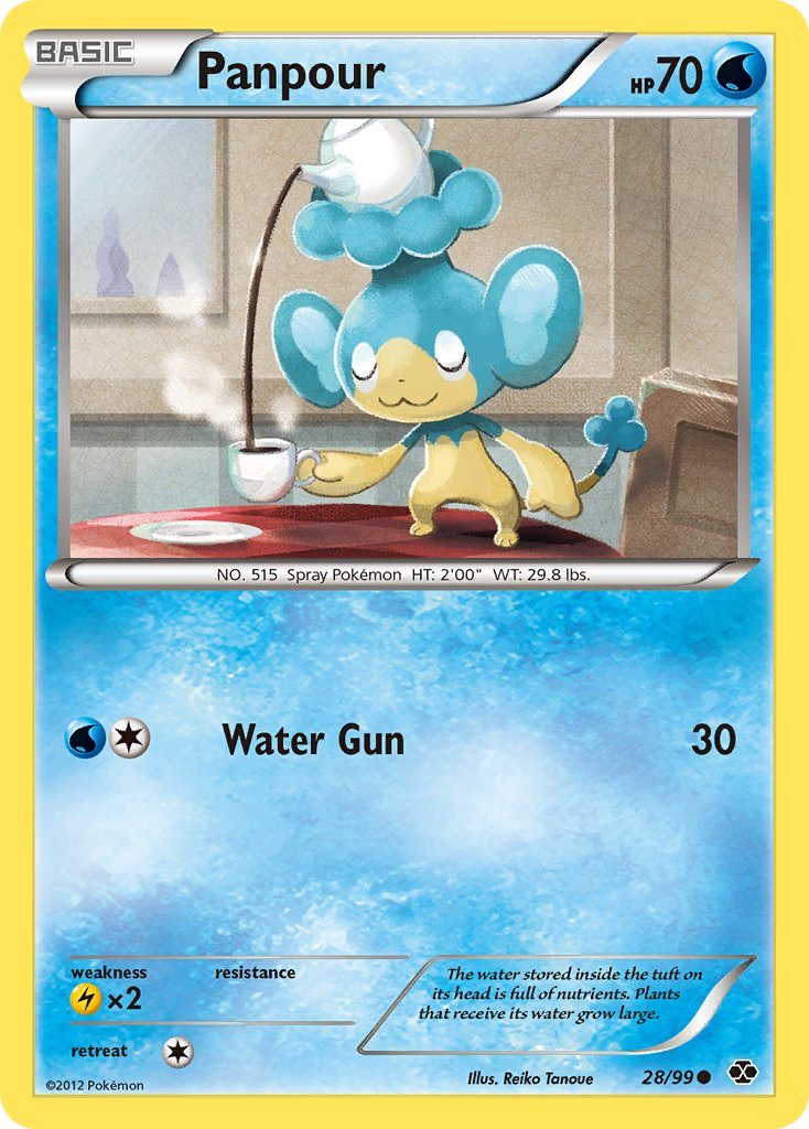 Panpour Pokémon card