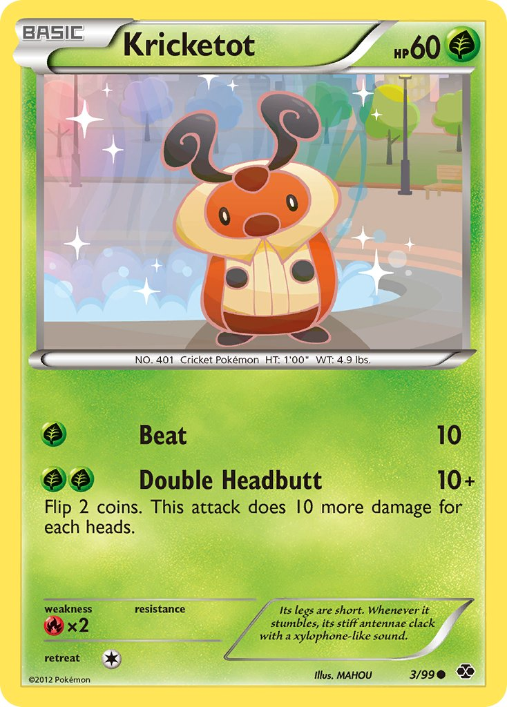 Kricketot Pokémon card