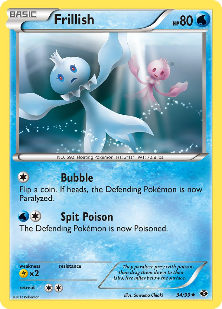 Frillish Pokémon card