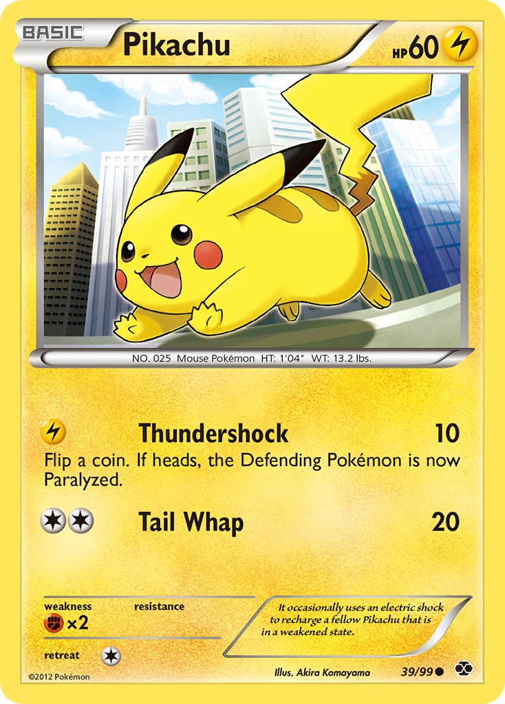 Pikachu Pokémon card