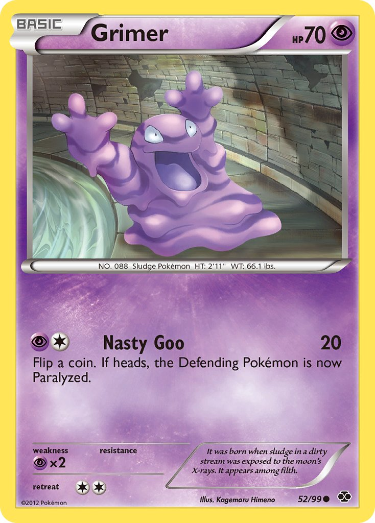 Grimer Pokémon card