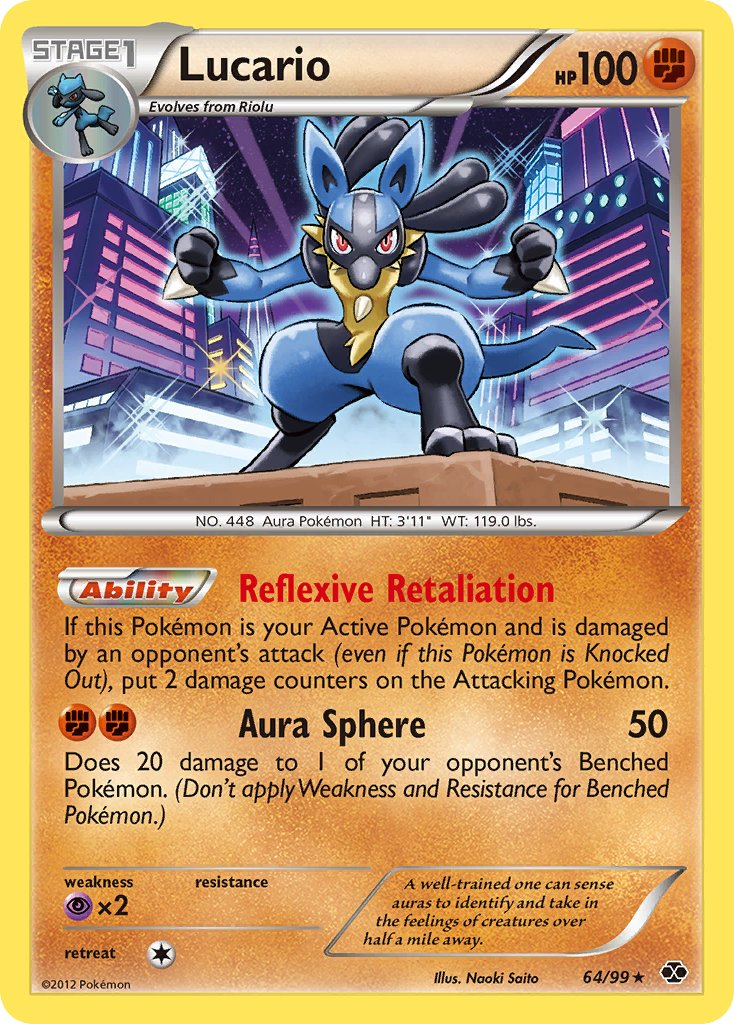 Lucario Pokémon card
