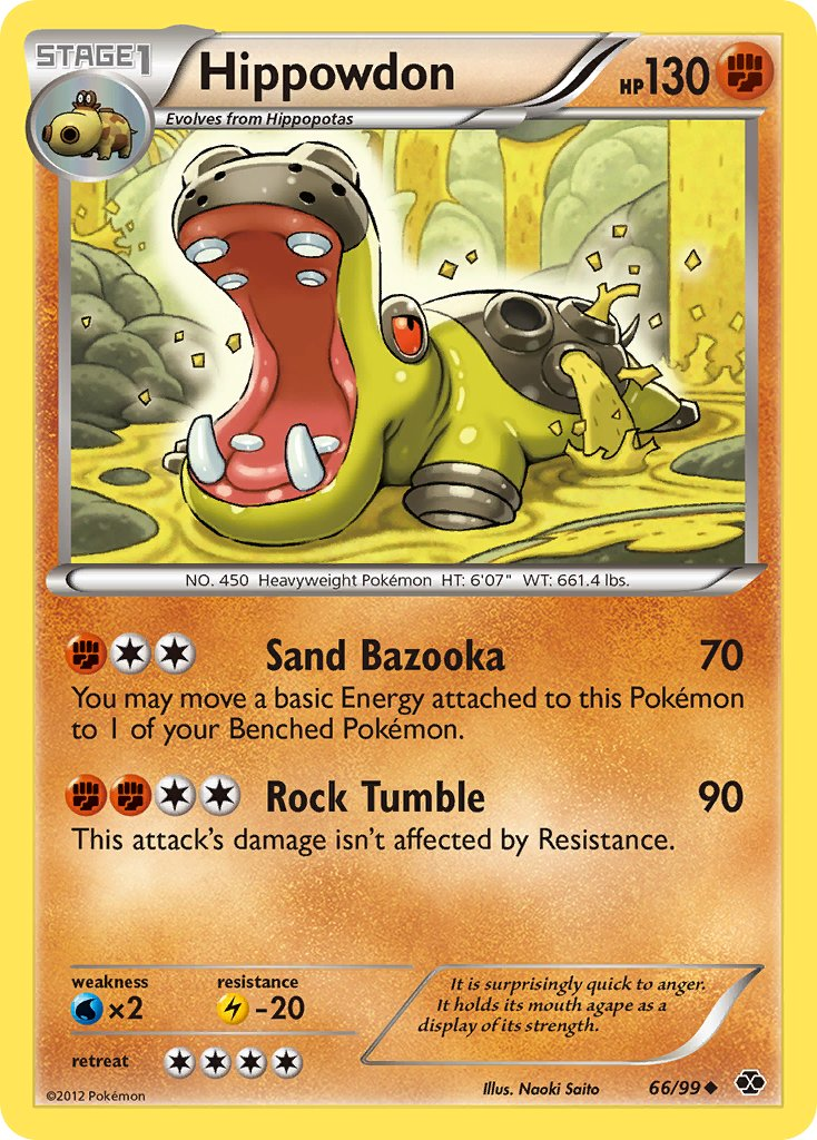Hippowdon Pokémon card