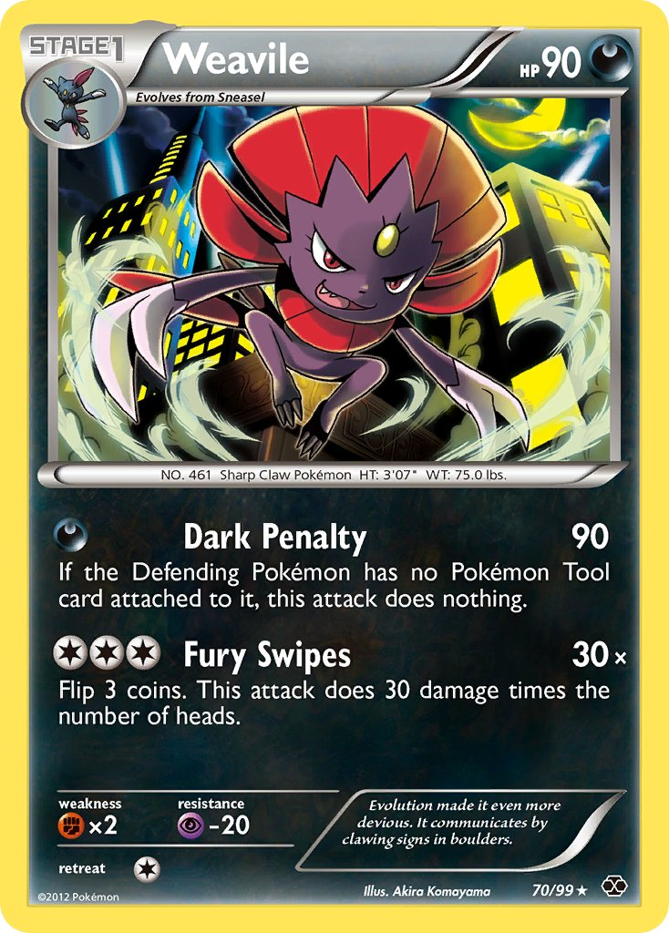 Weavile Pokémon card