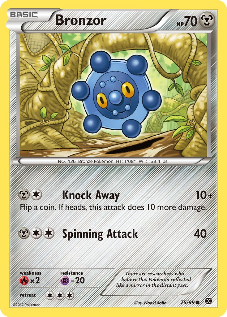 Bronzor Pokémon card