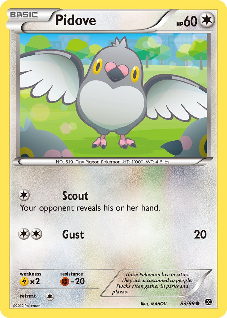 Pidove Pokémon card