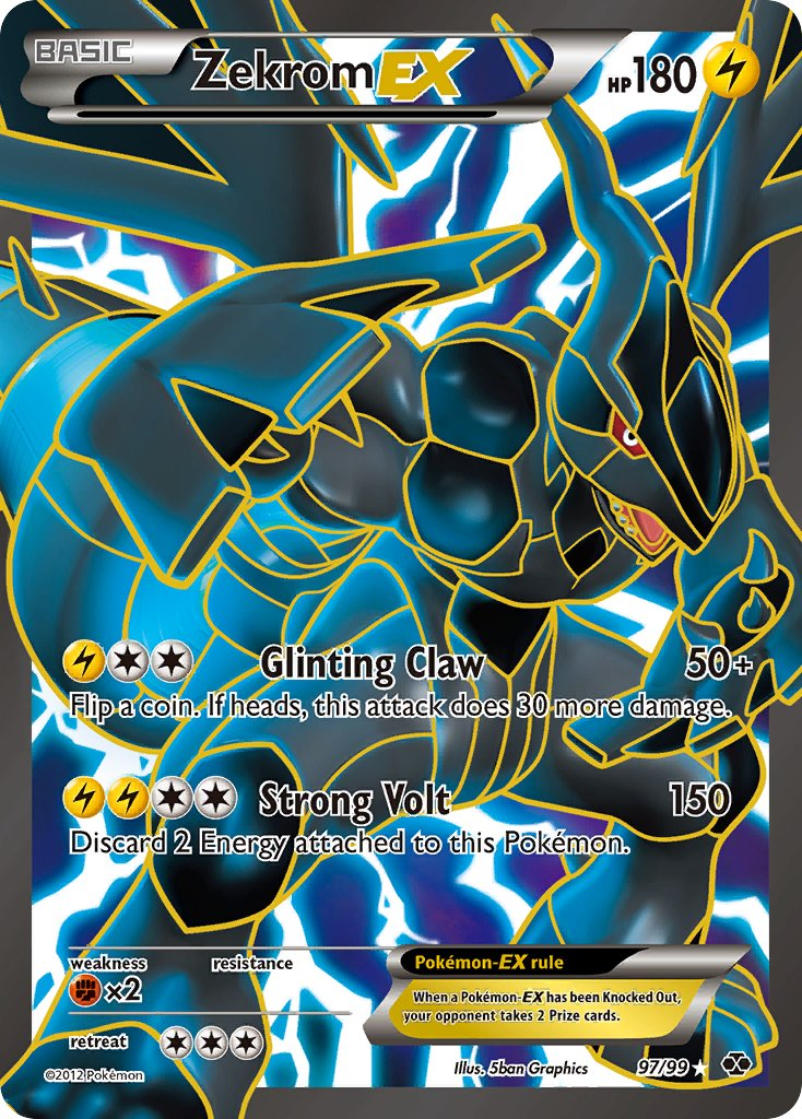 Zekrom EX Pokémon card