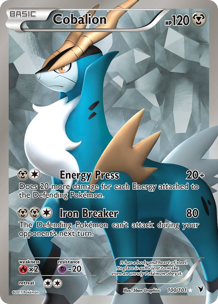 Cobalion Pokémon card
