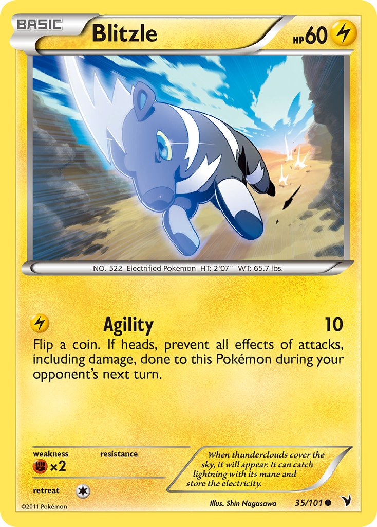 Blitzle Pokémon card
