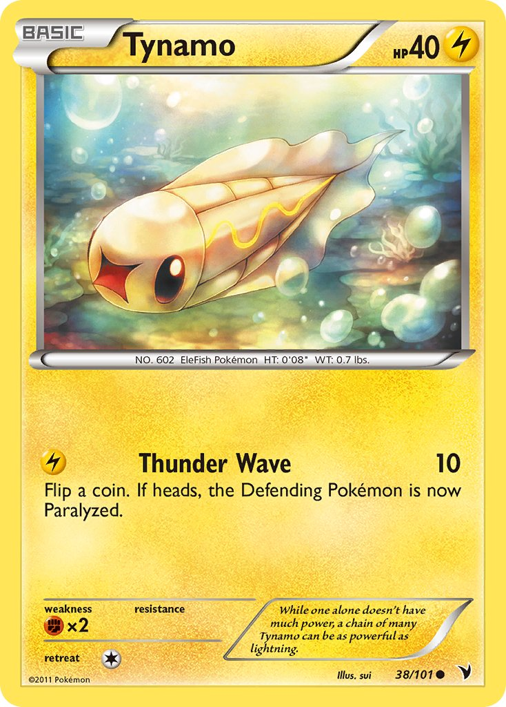 Tynamo Pokémon card
