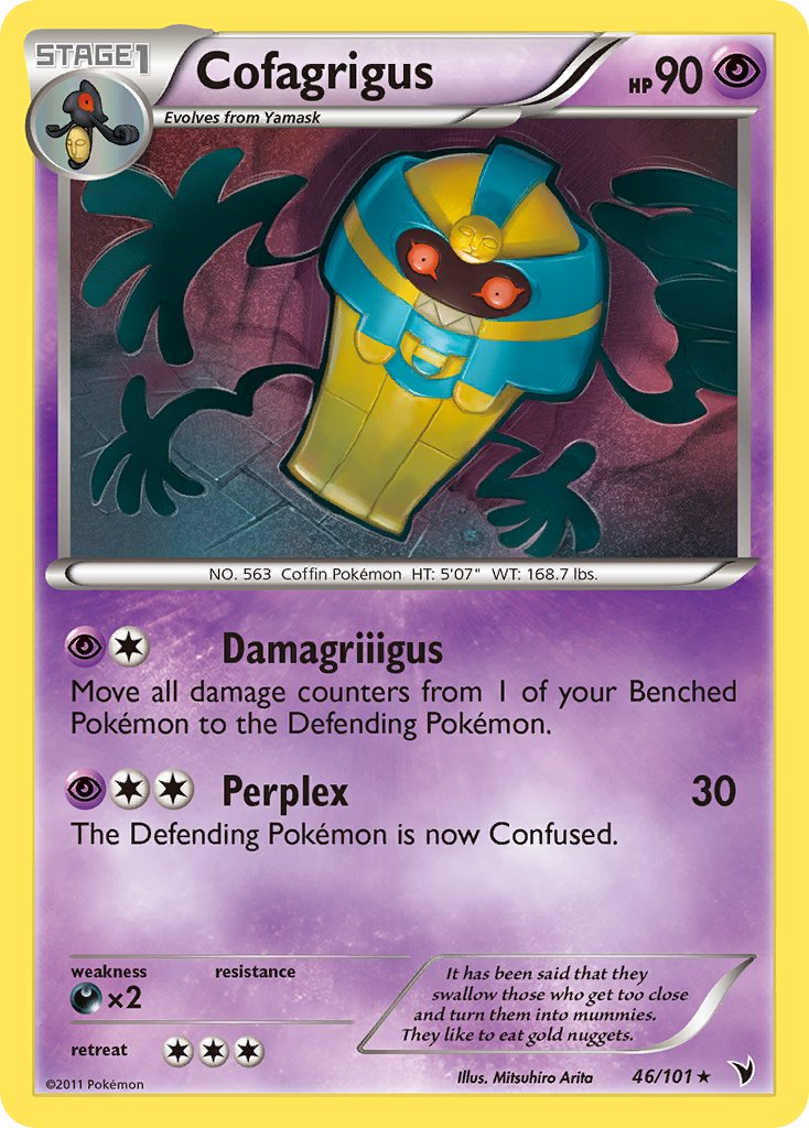 Cofagrigus Pokémon card