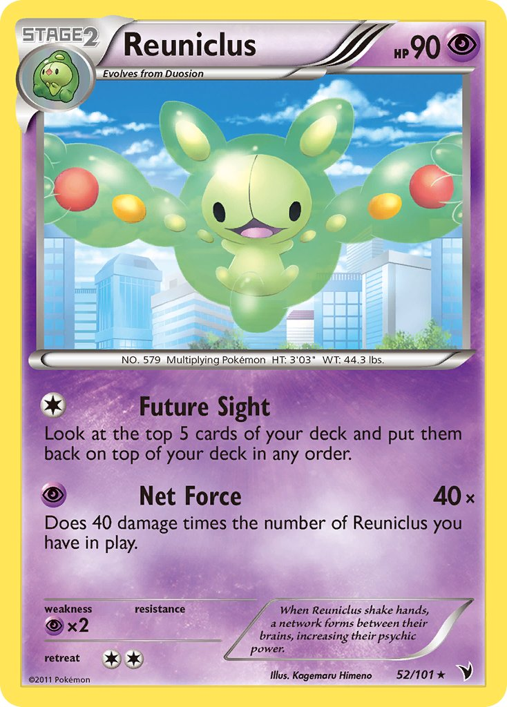 Reuniclus Pokémon card