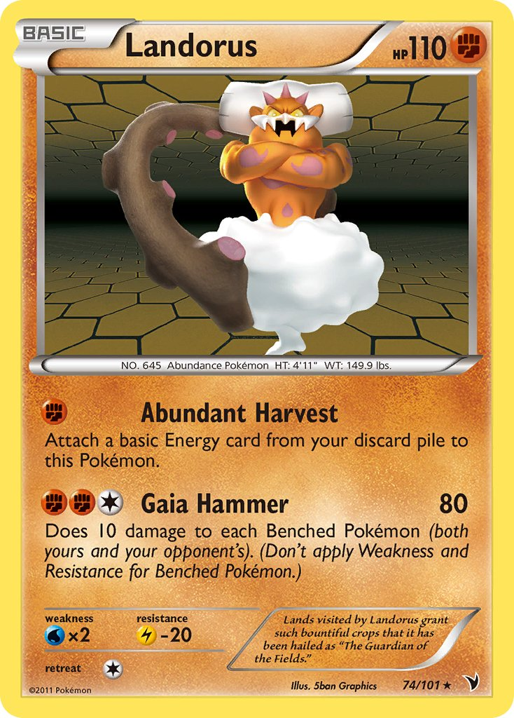 Landorus Pokémon card