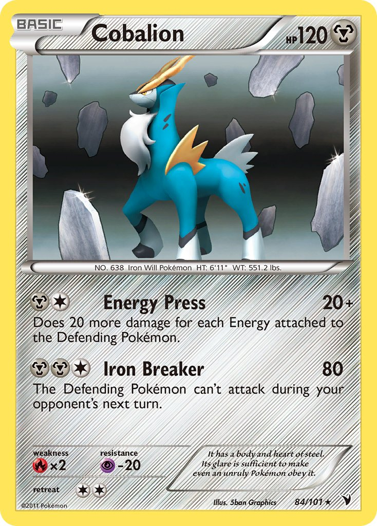 Cobalion Pokémon card
