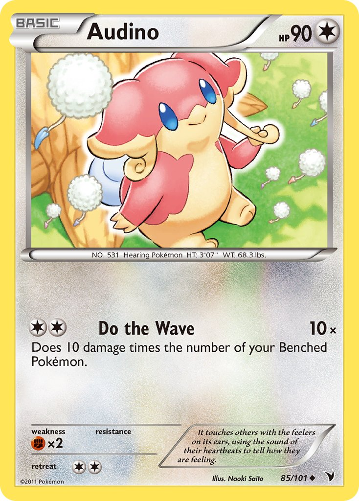 Audino Pokémon card
