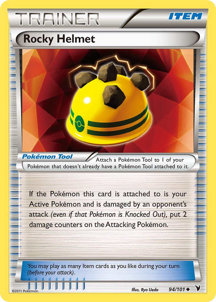 Rocky Helmet Pokémon card