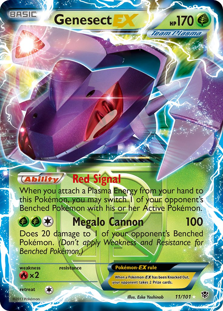 Genesect EX Pokémon card