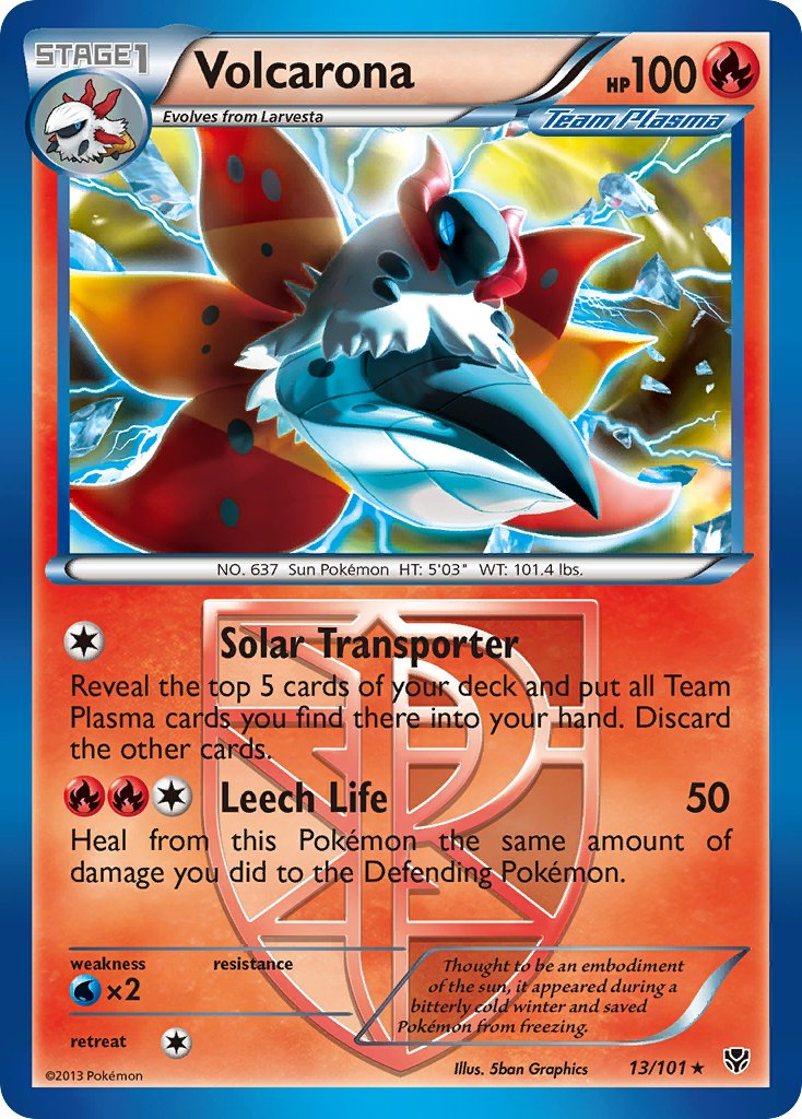 Volcarona Pokémon card