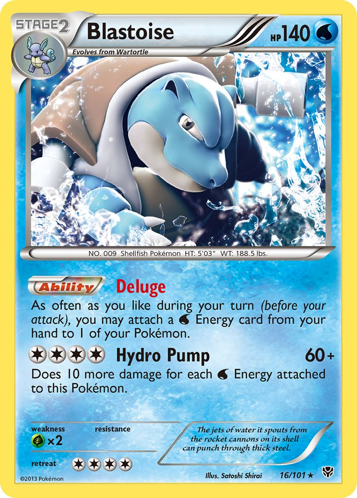 Blastoise Pokémon card