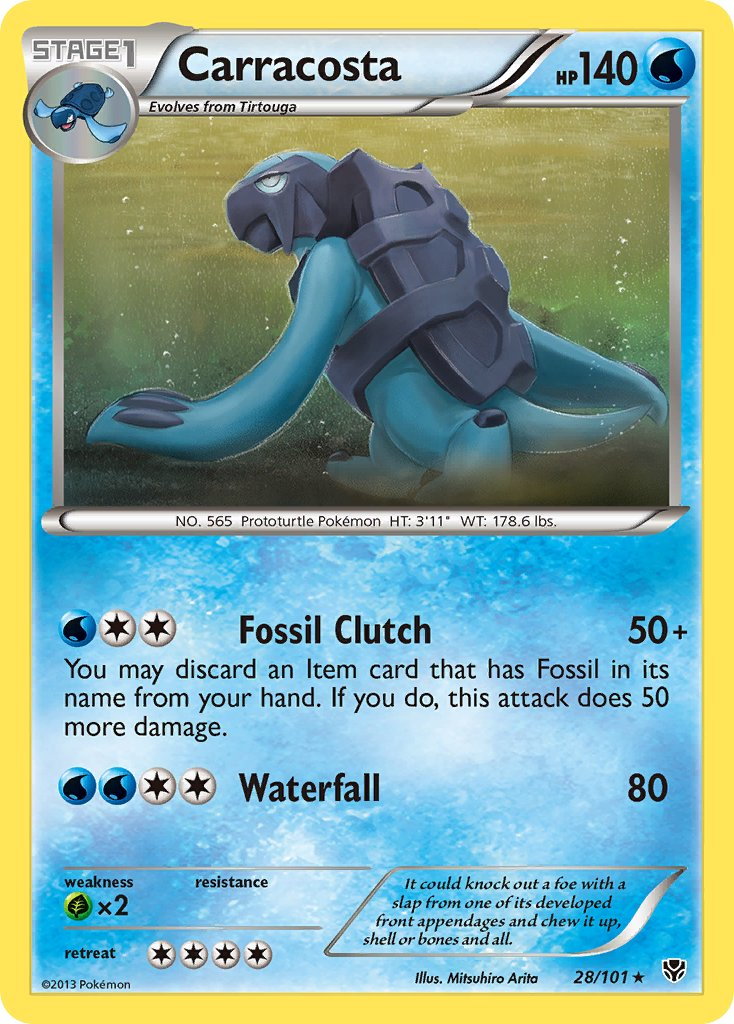 Carracosta Pokémon card
