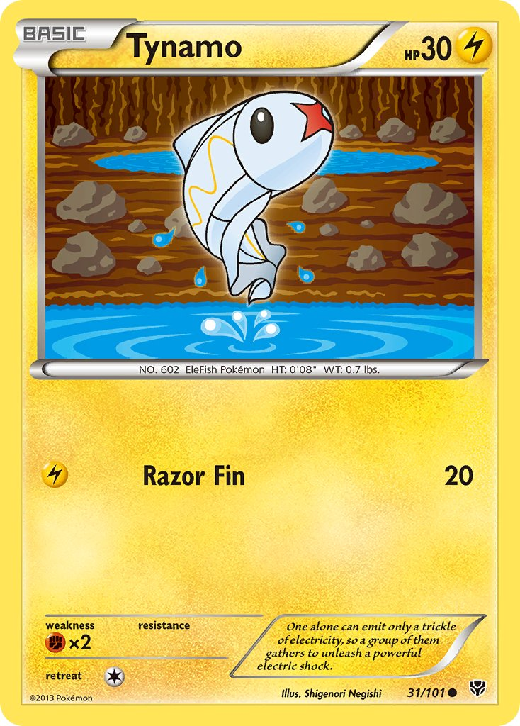 Tynamo Pokémon card