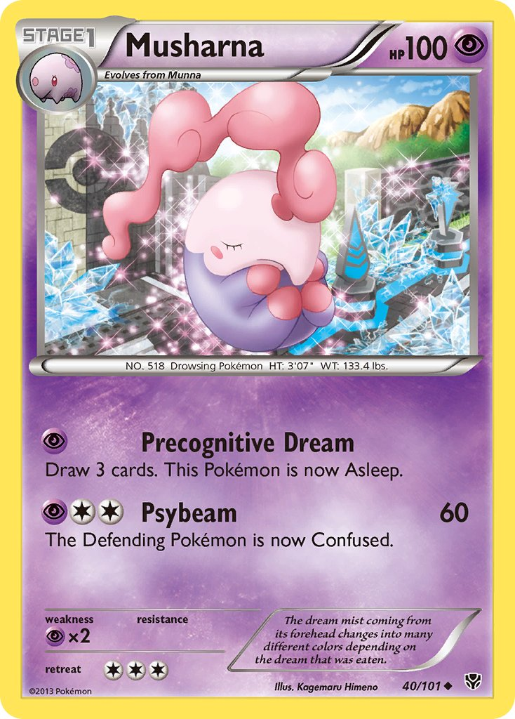 Musharna Pokémon card