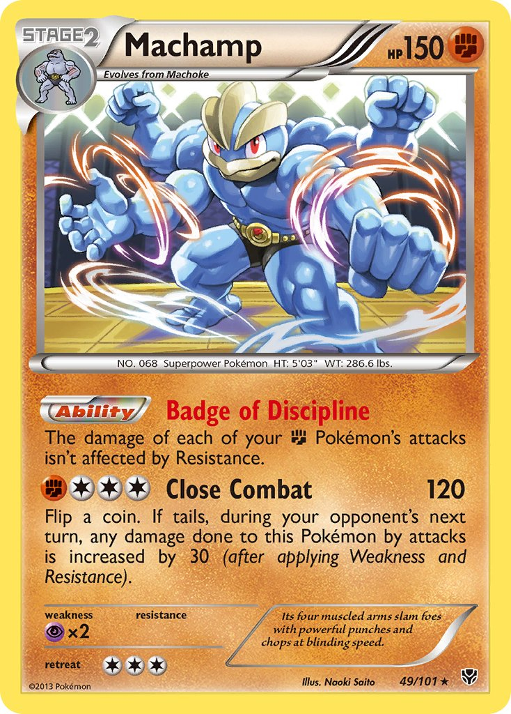 Machamp Pokémon card