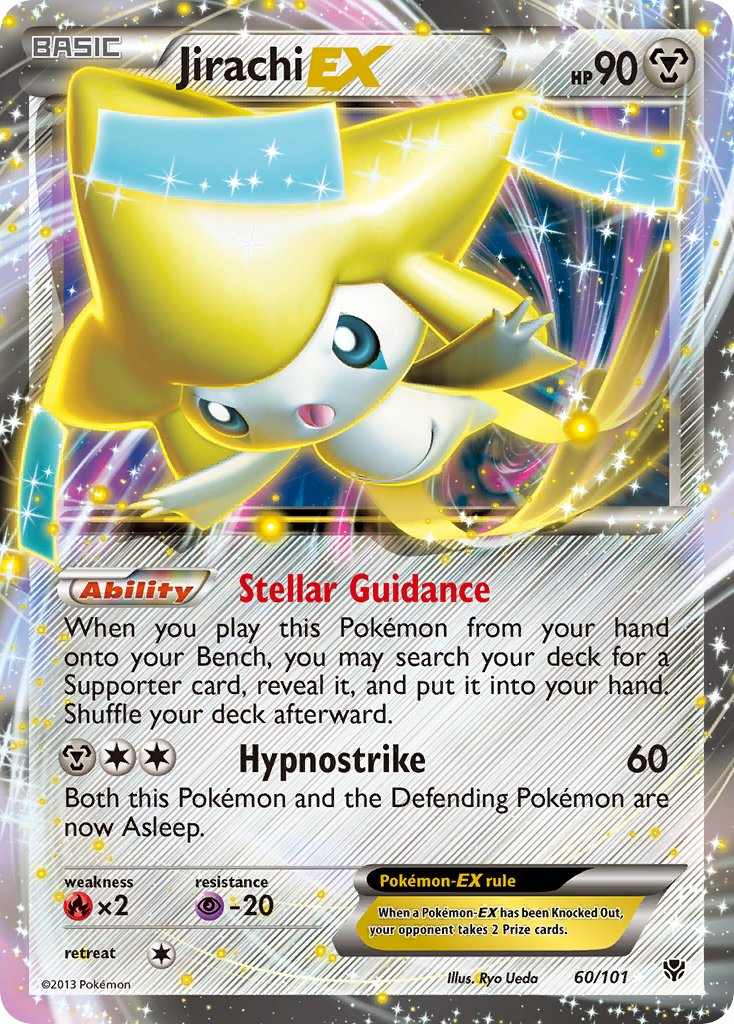 Jirachi EX Pokémon card