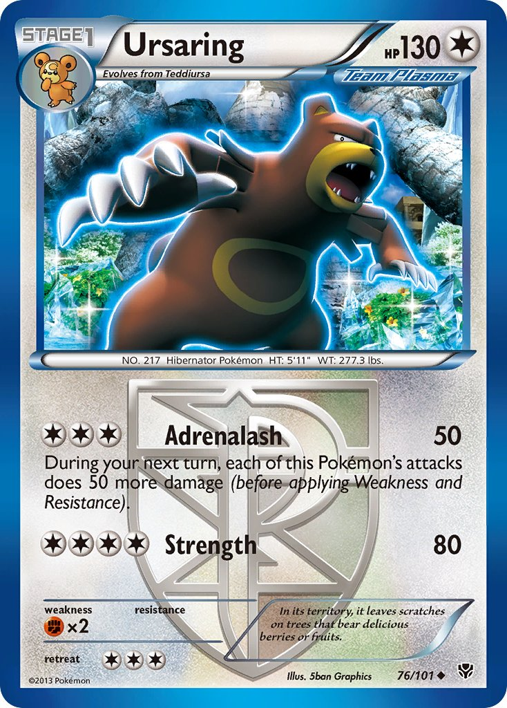 Ursaring Pokémon card