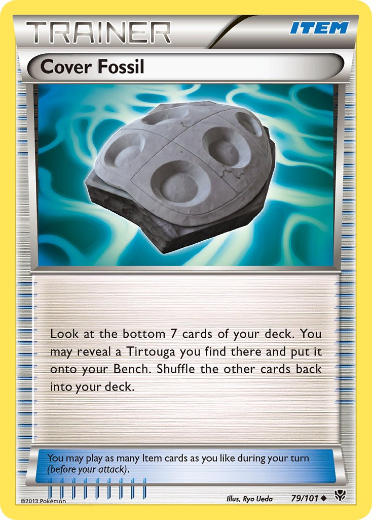 Cover Fossil Pokémon card