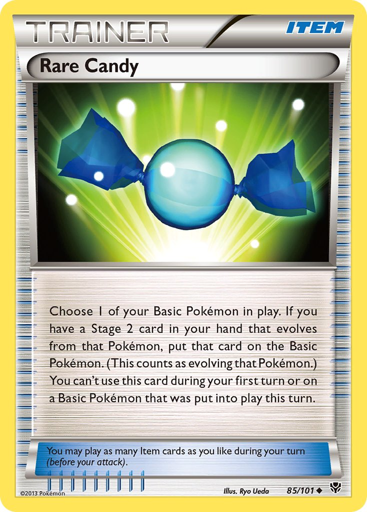 Rare Candy Pokémon card