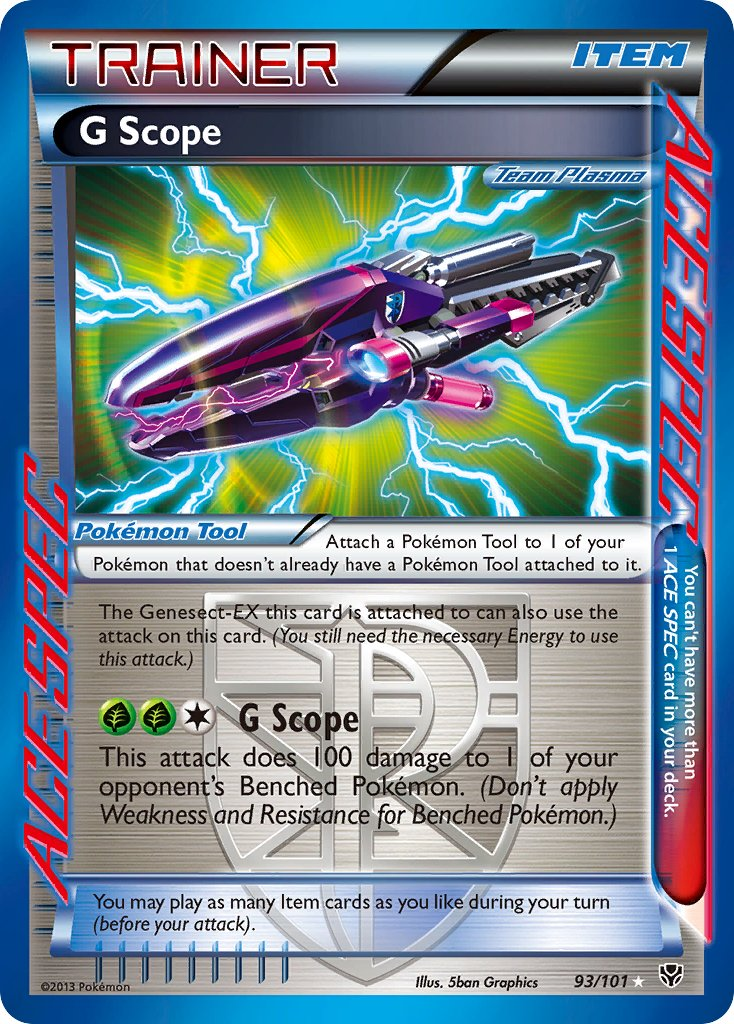 G Scope Pokémon card