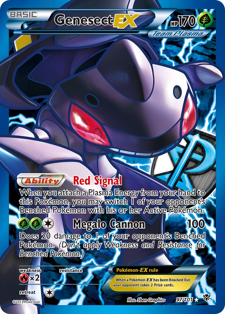 Genesect EX Pokémon card