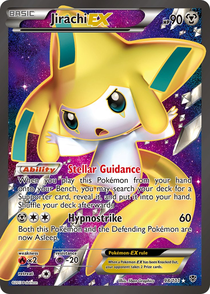 Jirachi EX Pokémon card