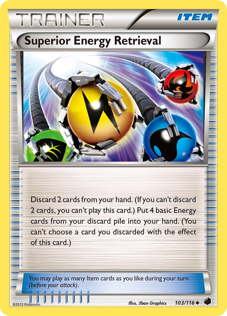 Superior Energy Retrieval Pokémon card