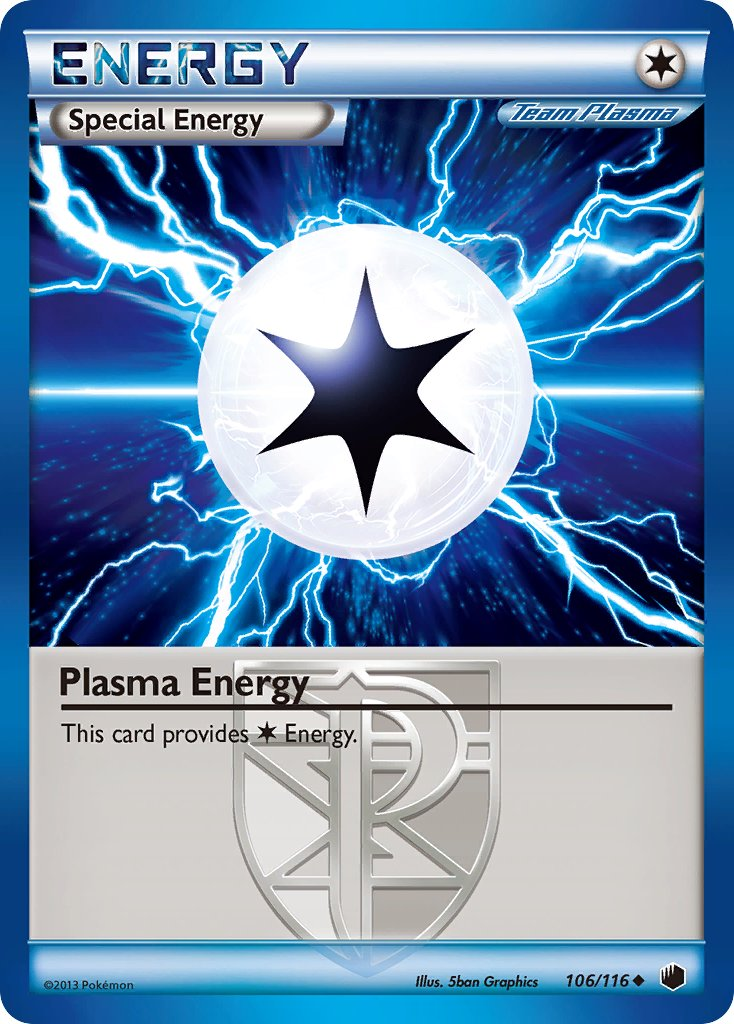 Plasma Energy Pokémon card