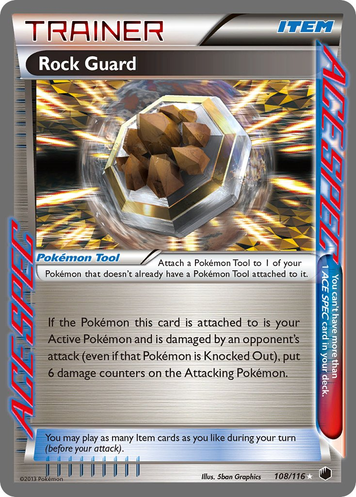 Rock Guard Pokémon card