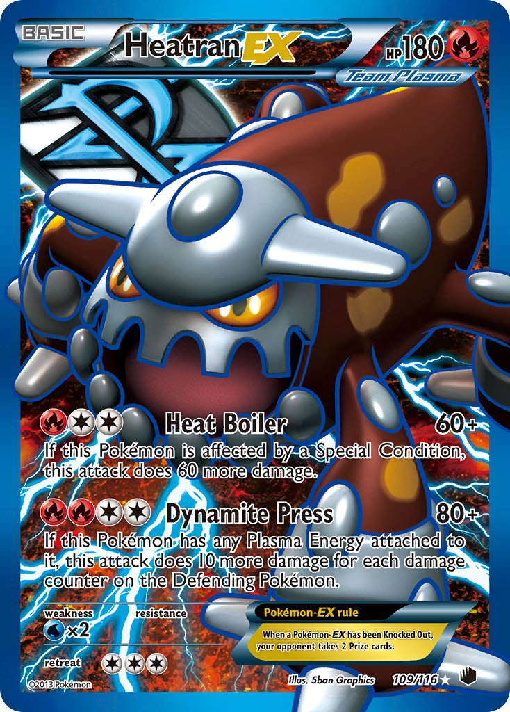 Heatran EX Pokémon card