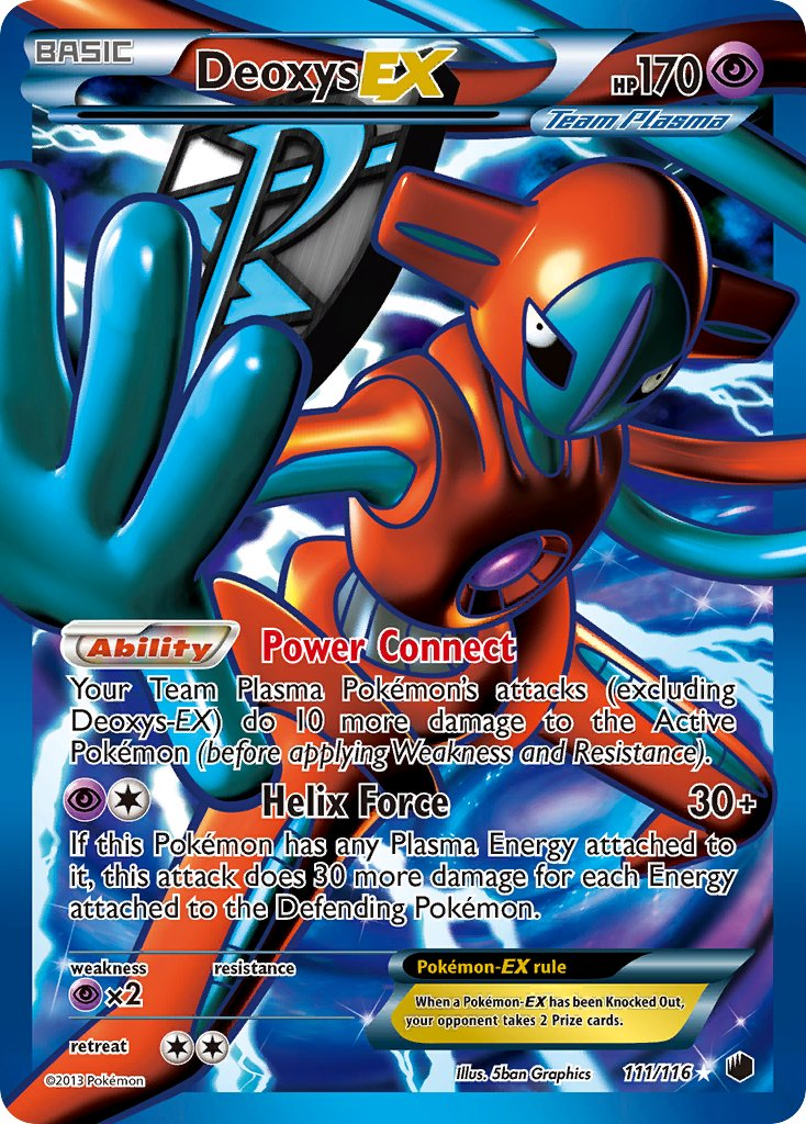 Deoxys EX Pokémon card
