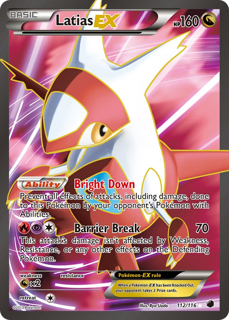 Latias EX Pokémon card